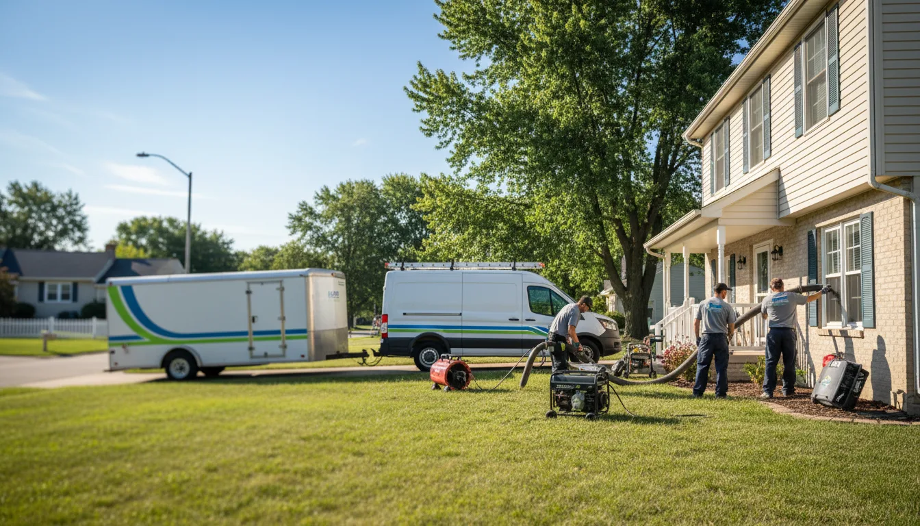 Flooded Basement Restoration And Cleanup With Repair in Morris, MN near me